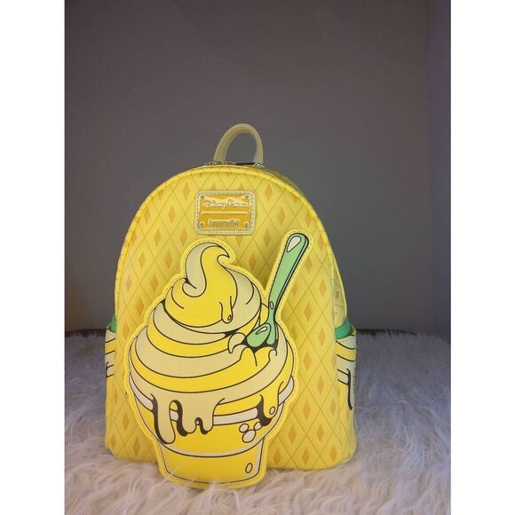 NWT Loungefly Disney Eats Pineapple Swirl Dole Whip Mini Backpack - Picture 1 of 2